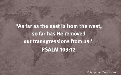 Does God Forget Our Sins? (Psalm 103:12 scripture quote)