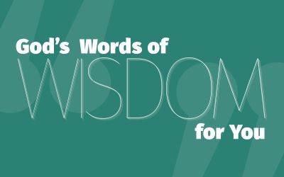 God’s Words of Wisdom for You