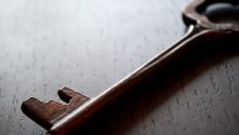 A photo of an antique key to illustrate the article Symbols of Revelation