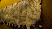 Photo of Dead Sea Scrolls to illustrate the article The Canonization of the Bible