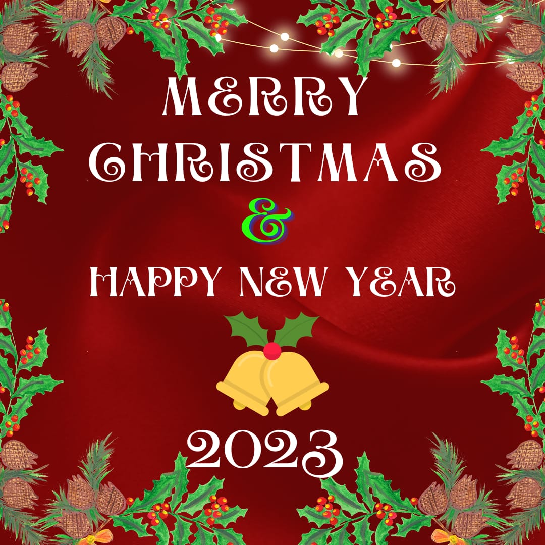 Christmas and new year wishes 2022 gif