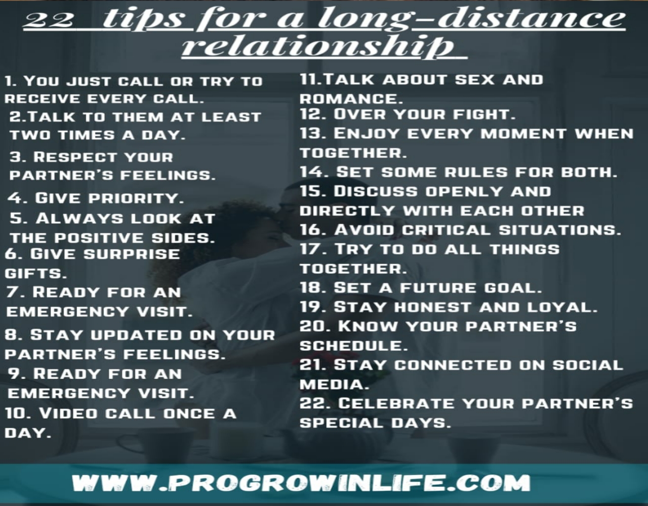 tips for successful long-distance relationship