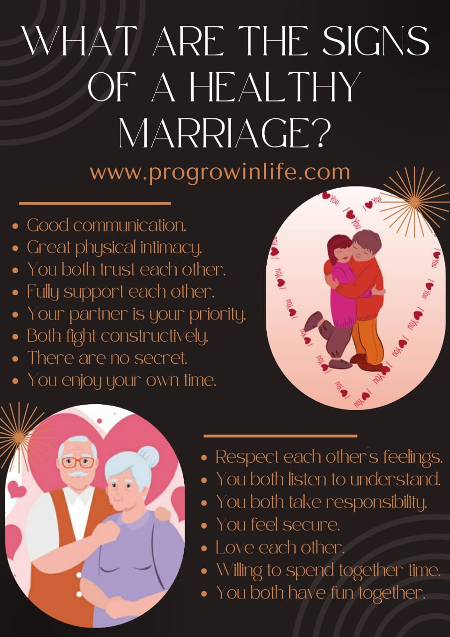 what are the signs of a healthy marriage?