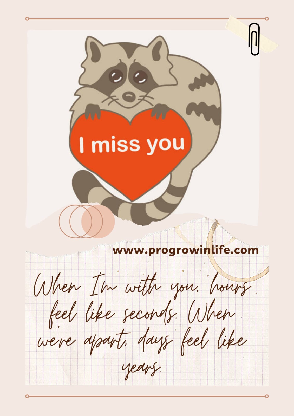 sweet I miss you messages for her