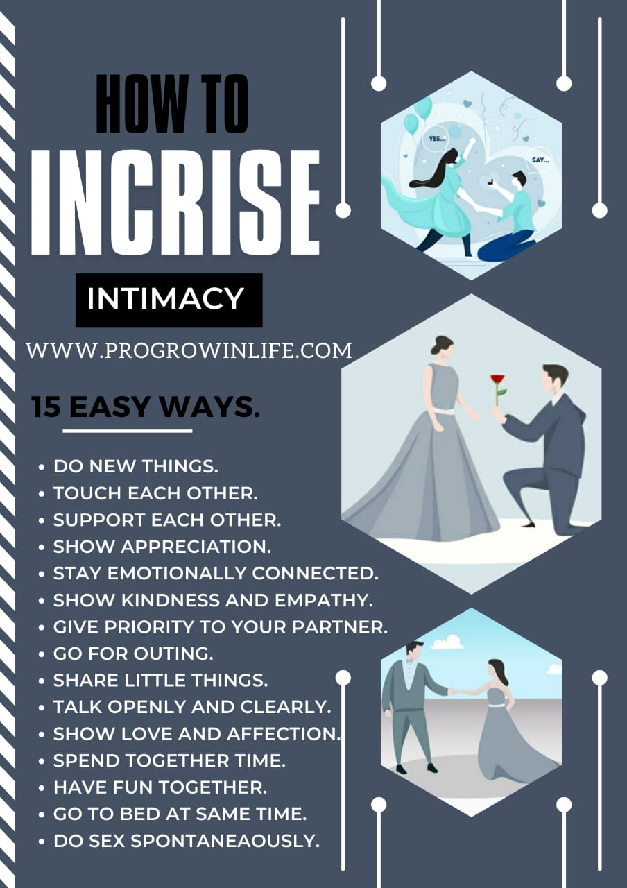 how to increase intimacy in a relationship
