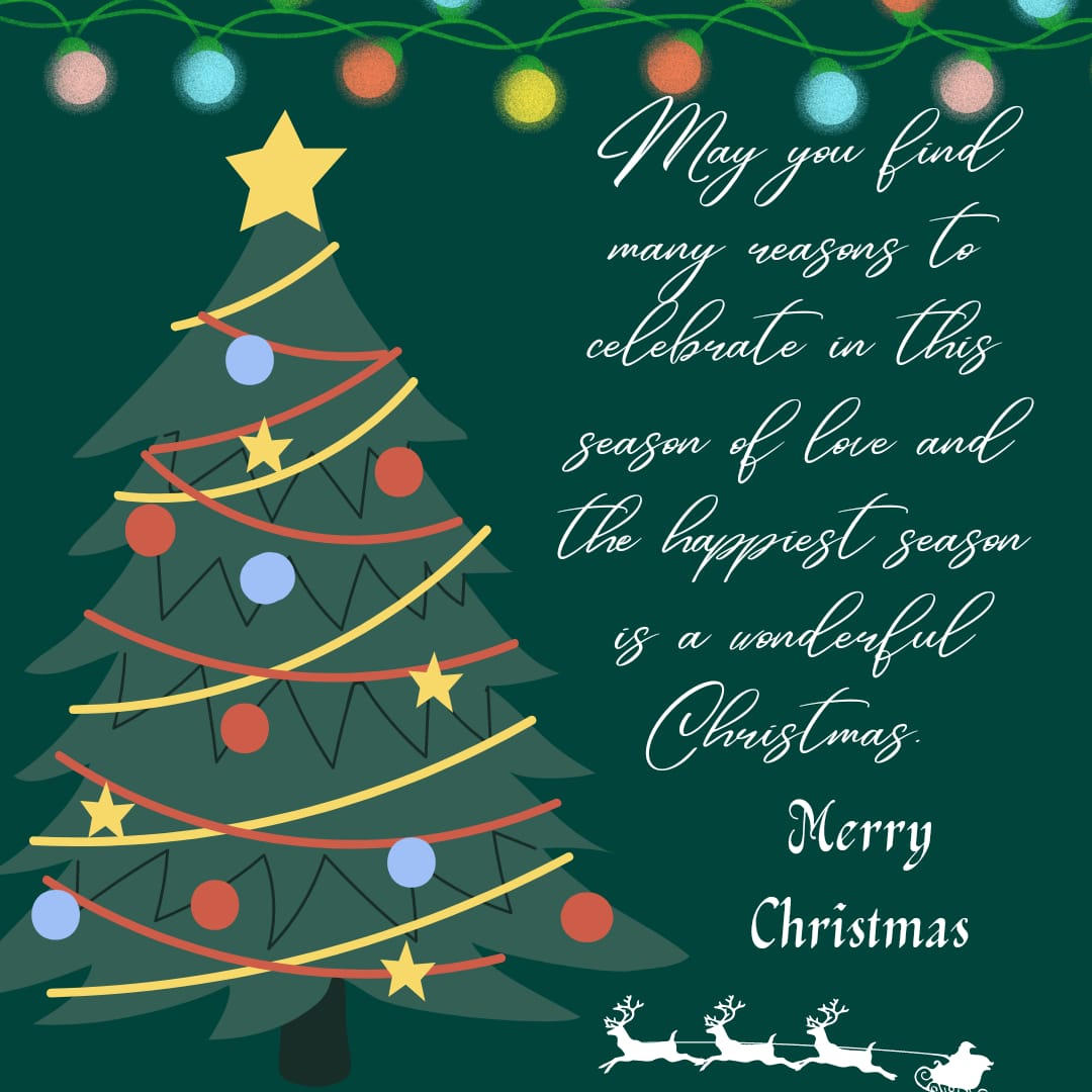 Merry Christmas greetings text message