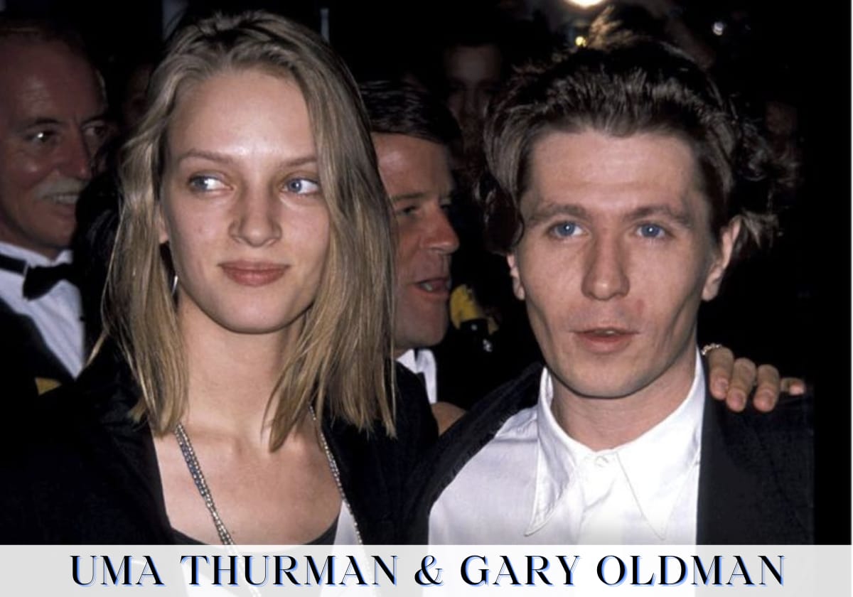 Uma Thurman and Gary Oldman- Aries man Taurus woman famous couple