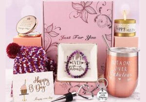 Gumry Birthday Gifts for Women, Fabulous Gift Basket Tumbler Relaxation Gifts for Women,Happy Birthday Gifts for Her Women Friends Sister Mom-Unique Gifts for Women Who Have Everything
