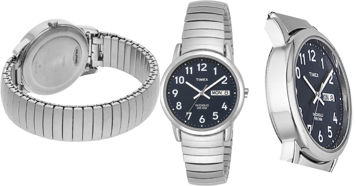 Timex Men's Easy Reader Day-Date Expansion Band Watch