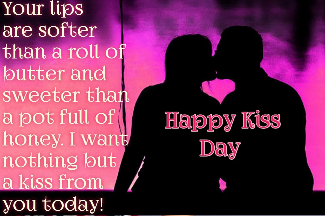happy kiss day for husband