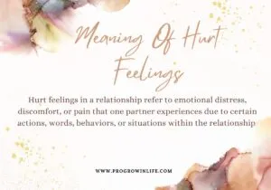 meaning of My husband hurt my feelings
