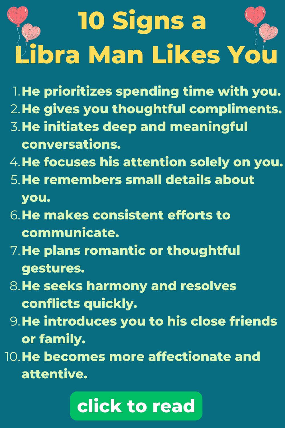 10 signs a libra man likes you