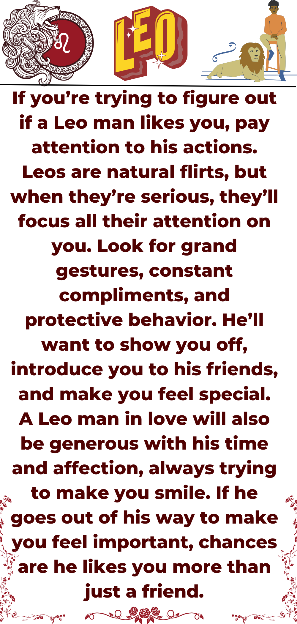 Signs Of A Leo Man Like You